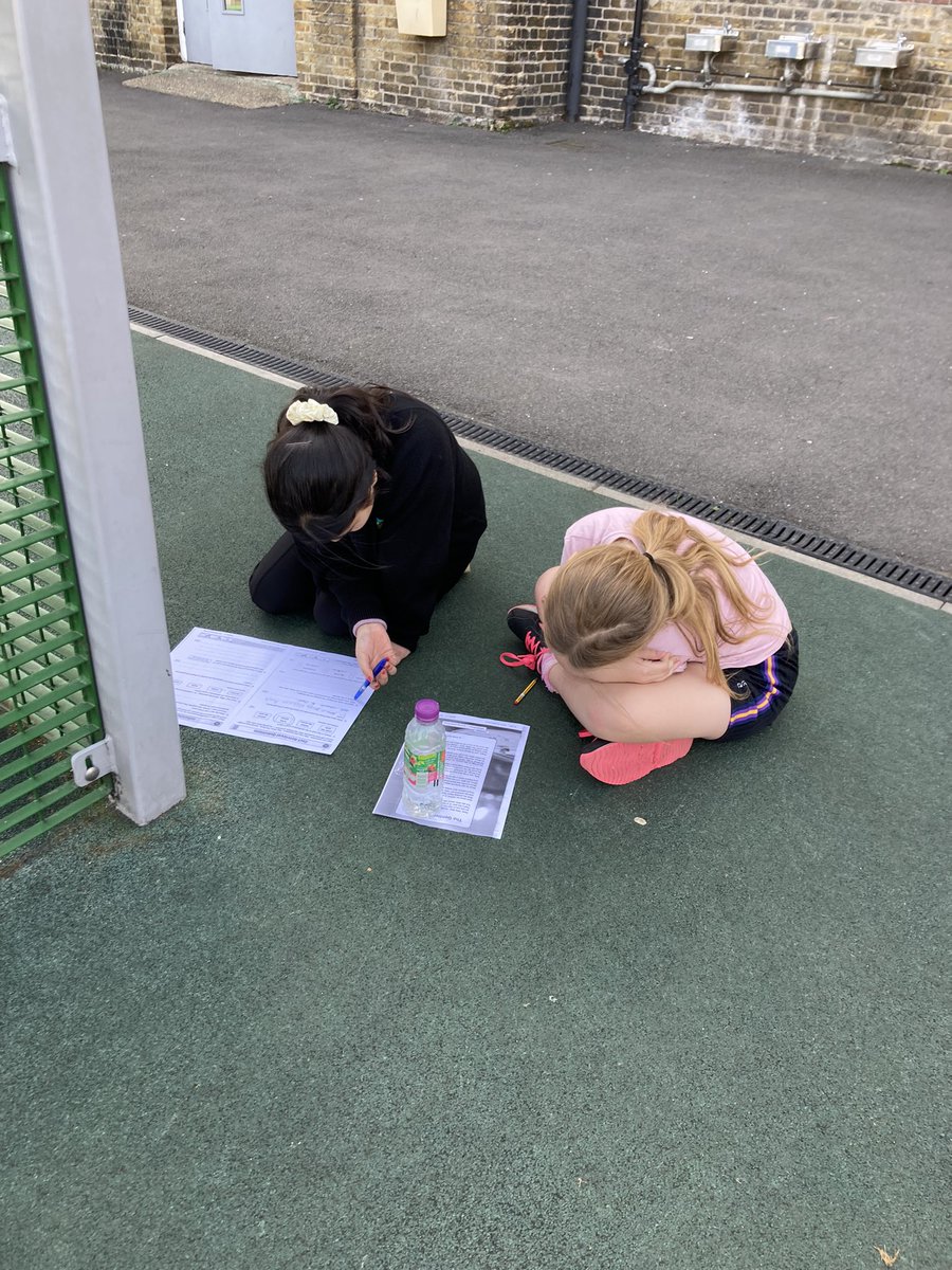 Taking our SATs revisions outside today so we can enjoy the lovely weather! <a href="/WoodhillSch/">Woodhill Primary School</a>
