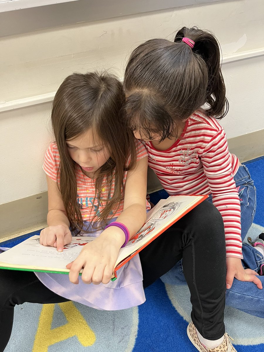 One of the best sounds in an elementary building?? Listening to kids sounding out words and reading on their own!  ❤️ 📚 @McClellan_WJHSD  #WErTJK