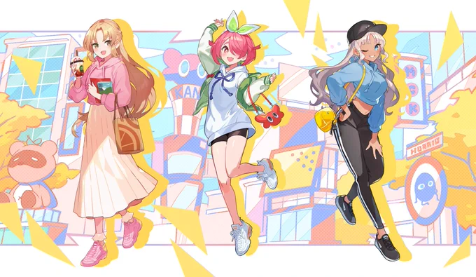 にじさんじ所属安土桃さん、轟京子さん、シスター・クレアさん三人のBloom♡カバー曲mv「ひよこのうた」イラストでお手伝いさせて頂きました!とっても素敵でかわいいです是非!🐣
https://t.co/OqKTsTVRYt 