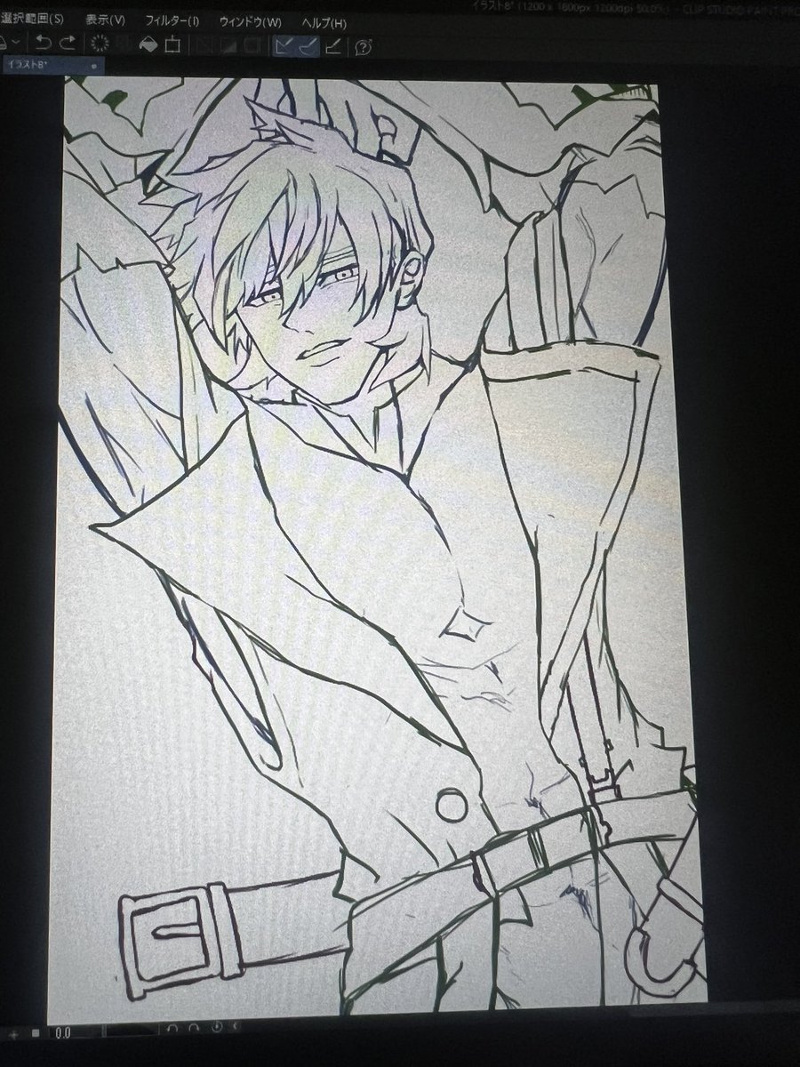 えっちなパーシヴァル描いてる 