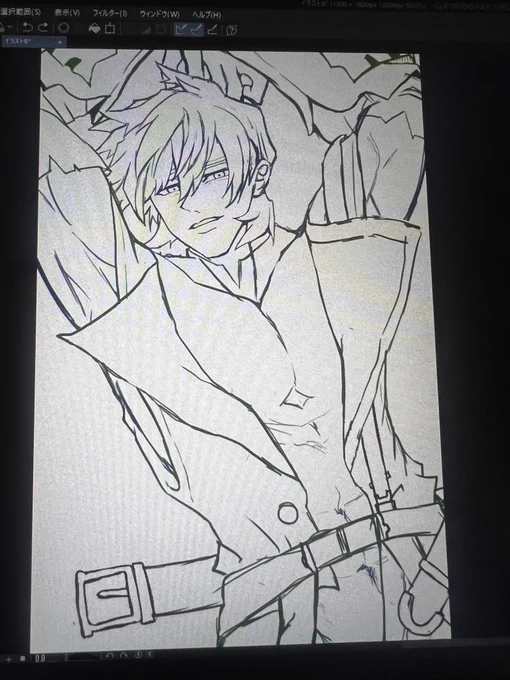えっちなパーシヴァル描いてる 