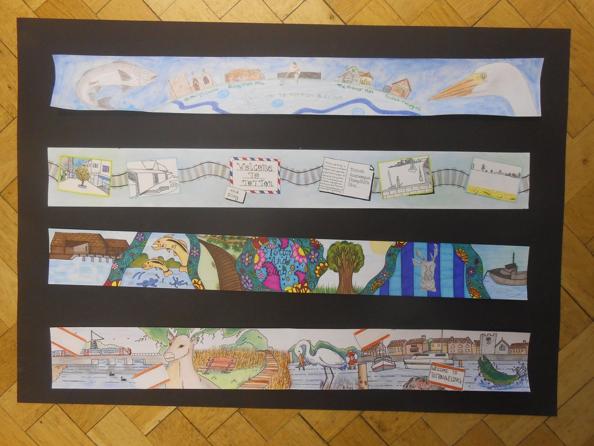 Very excited to announce that our art students will be painting a mural at Totton Railway Station! We are down to the final four designs, if you would like to vote for what design you like the best please complete the below form: ow.ly/NYk950Is3pp