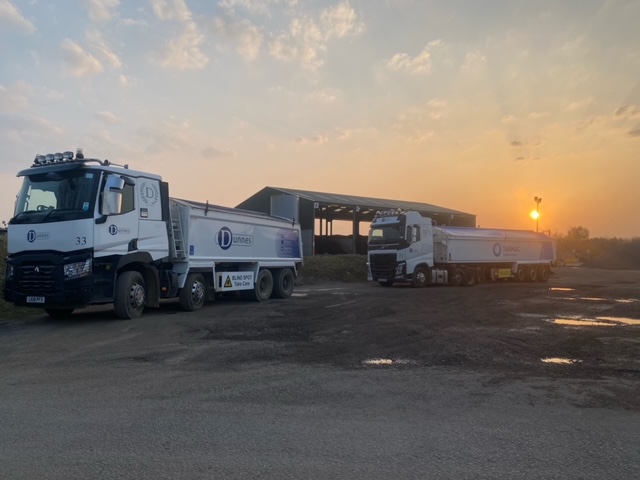 Working in the amazing sunset last night