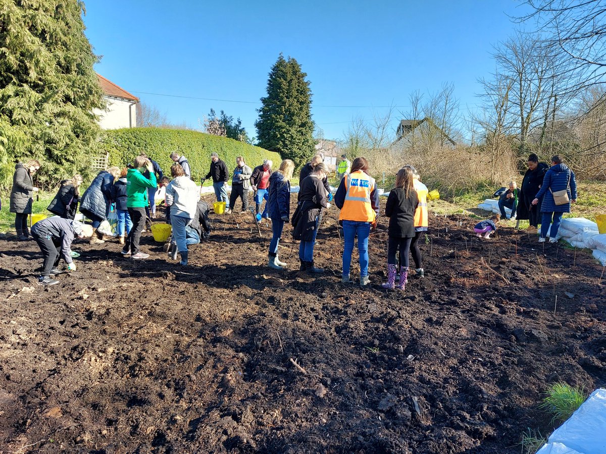 south_staffs's tweet photo. The #Pattingham Daffodil #TinyForest has been planted - thanks to the efforts of villagers of all ages who united in creating something special for future generations.
@earthwatch_org @stwater
#TinyForests https://t.co/kQJo2YbtXa