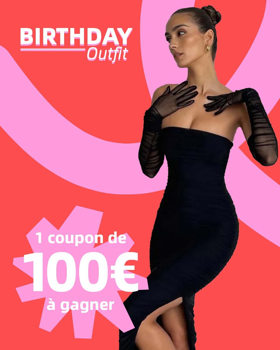 AliExpressFr's tweet photo. #CONCOURS A l'occasion du lancement de notre nouvelle collection "Birthday outfit", gagne un bon d'achat de 100€ ! #AElles
Pour participer :
1. RT ce tweet et suis-nous
2. Dis-nous quel produit de la collection est ton préféré : https://t.co/QfM9F6JyJM
🍀
Tirage au sort le 1/4 https://t.co/RAwTIumfCu
