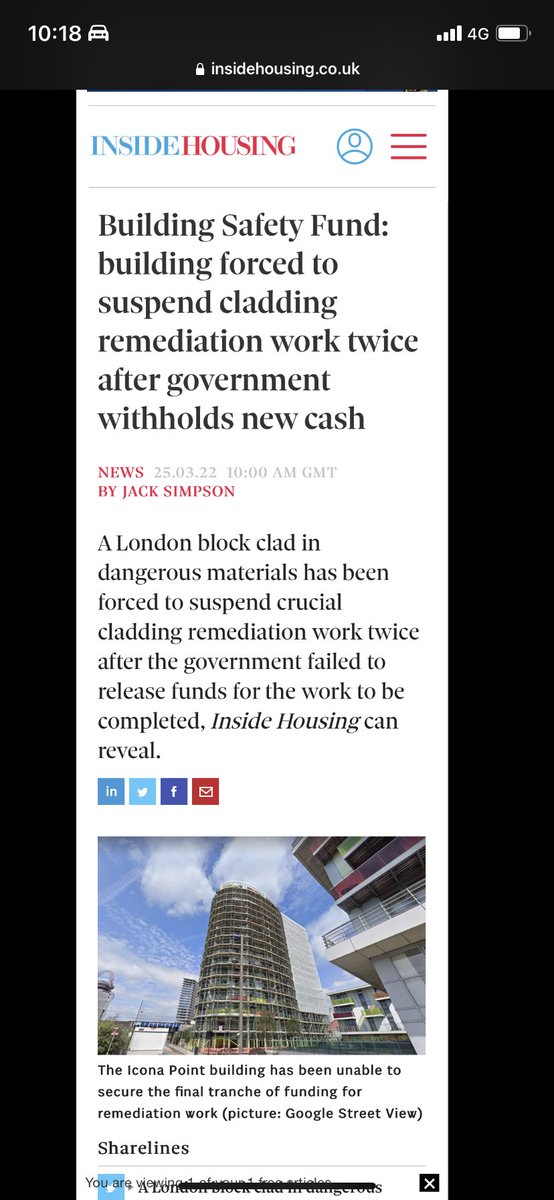 petertolson's tweet photo. @JSimpsonjourno ‘s article on our struggles over in the East London cladding contingent @ukcag https://t.co/0YFSG9PaBX