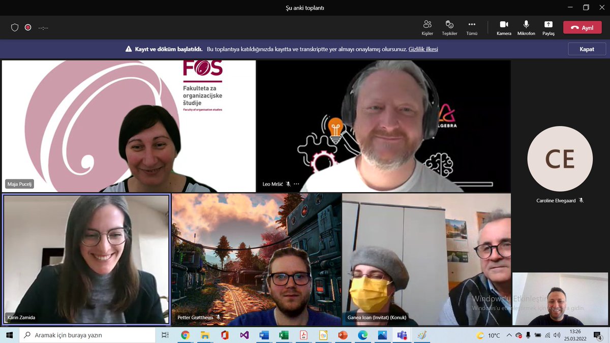 2nd online meeting of the ACCT project was held on March 25th. Needs Analysis questions and assessment scale were discussed at the meeting. It was decided to choose the project logo. Our Kick Off meeting is in Slovenia on May 18-19 :)