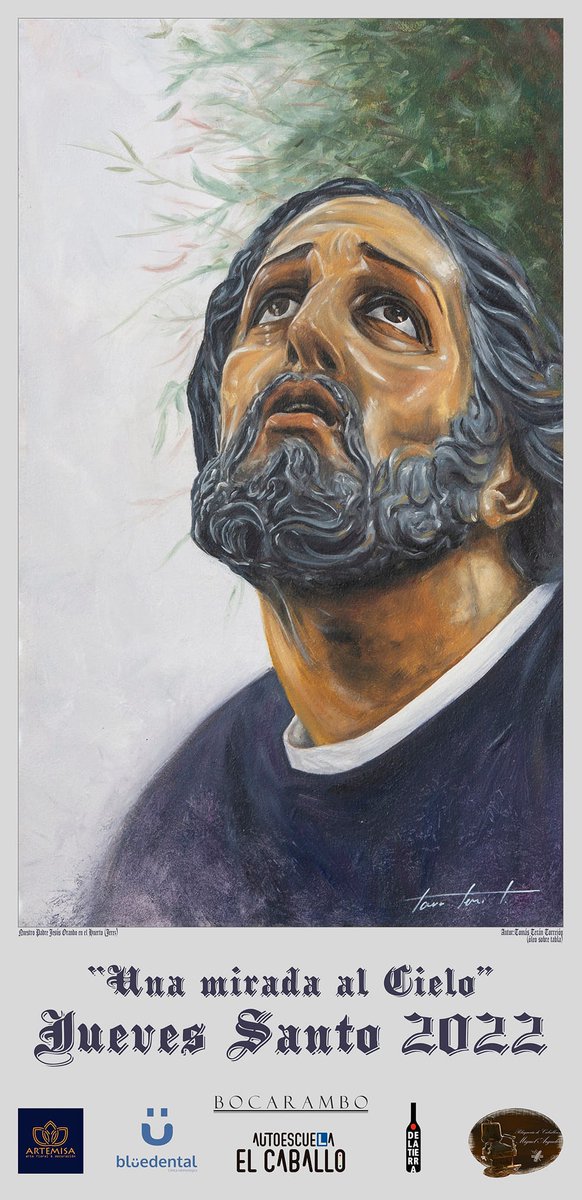 Una pintura de <a href="/tomastt9/">Tomás Terán Torrejón</a>, en el cartel del #JuevesSanto2022 de la Hermandad de la <a href="/oracionhuerto/">Oración en el Huerto</a> de #Jerez.

periodistacofrade.blogspot.com/2022/03/tomas-…