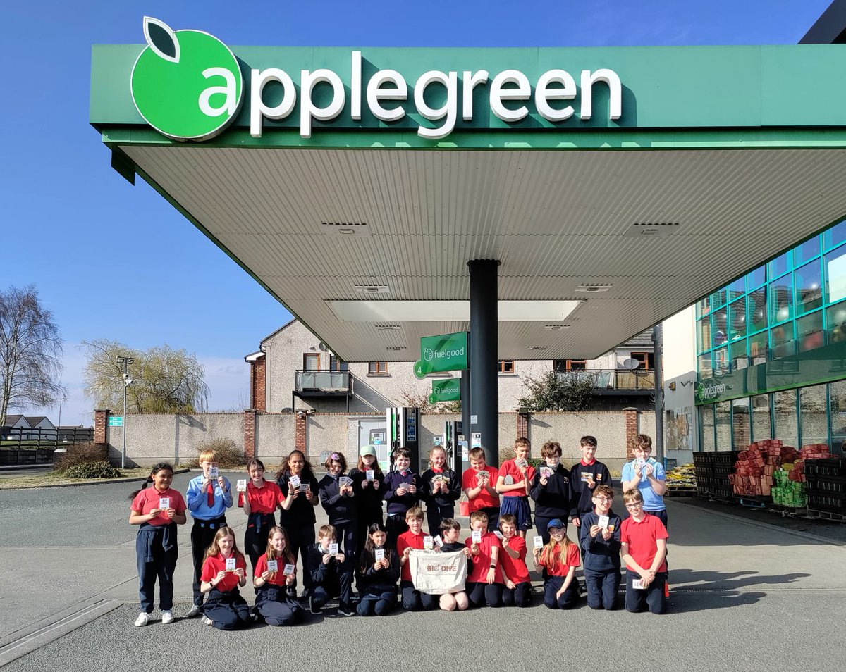 CaraghNS's tweet photo. We are taking part in Applegreen’s #biodive scheme at the moment with our local Apolegreen petrol station. https://t.co/T3LqP8sF7e