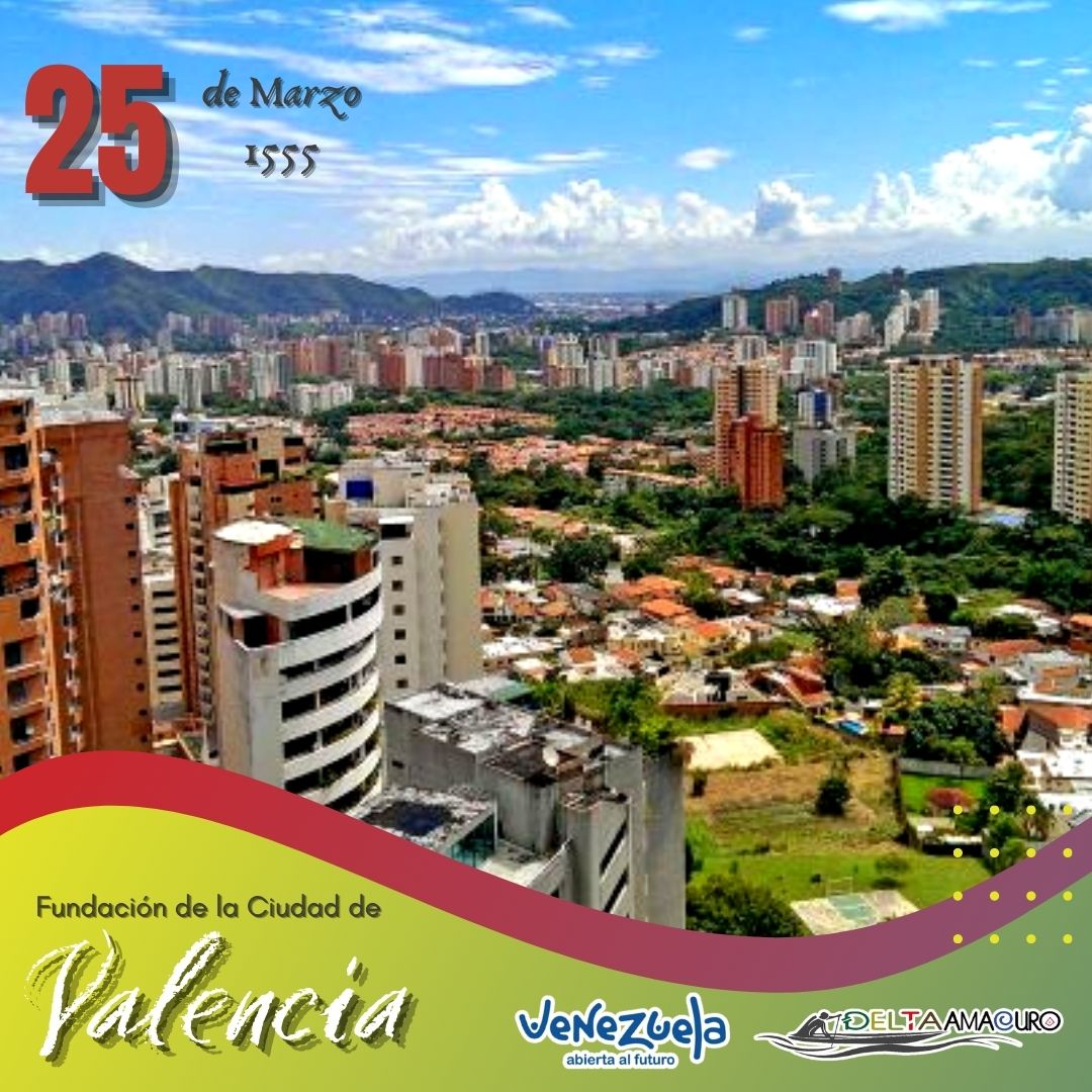 CORTUDELTA's tweet photo. #Efemérides Se Celebran 467 años de la Fundación de Valencia, Estado Carabobo. 

 fue fundada el 25 de marzo de 1555 por Alonso Díaz Moreno bajo el nombre de Nuestra Señora de la Anunciación de Nueva Valencia del Rey https://t.co/S7wewMb8Zl