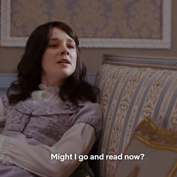 amymarchtv_'s tweet photo. she’s so me #Bridgerton https://t.co/OkVE79yLVU
