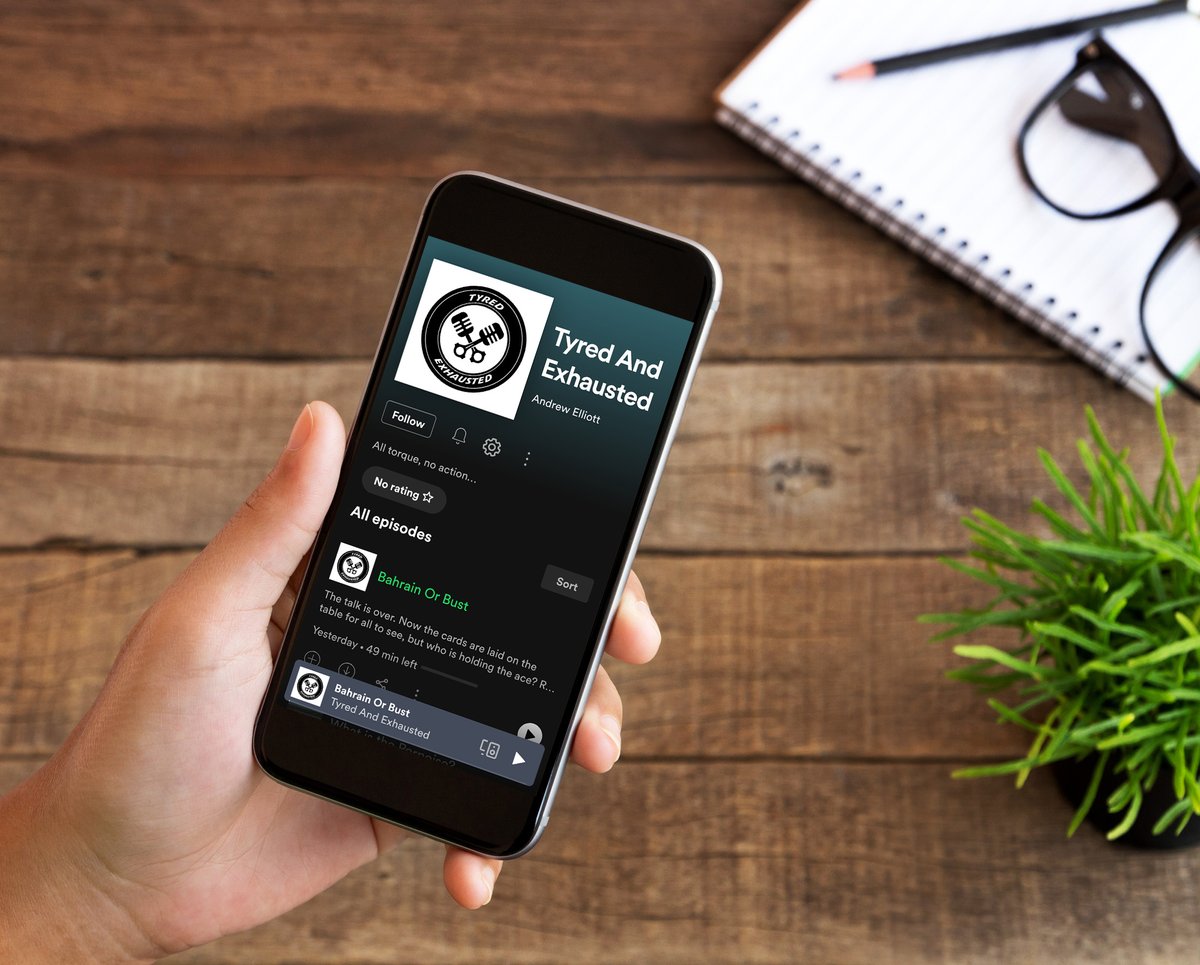 CElliottDesign's tweet image. Logo Design for a Formula1 themed Podcast - Tyred and Exhausted! 

#graphicdesigner #logodesign #logo #branding #podcast