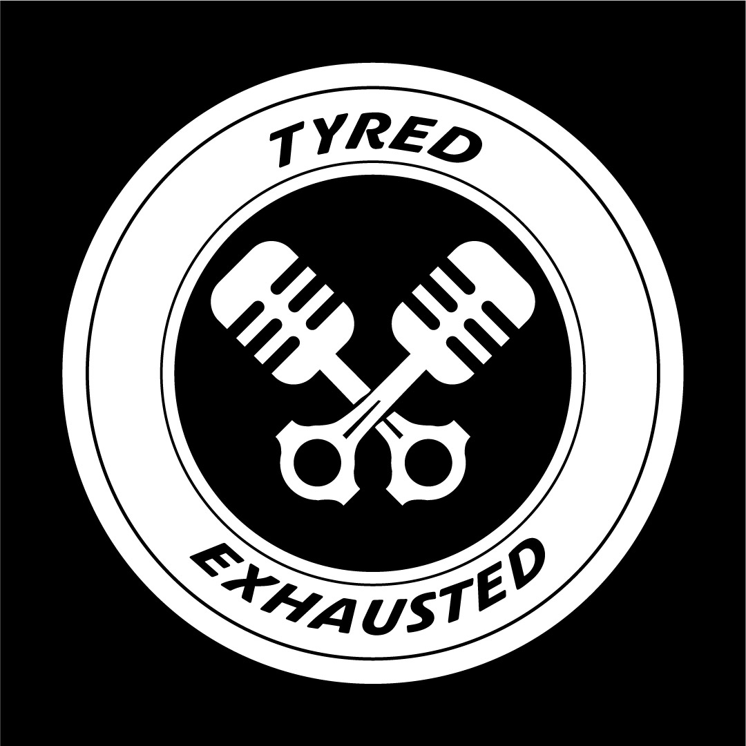 CElliottDesign's tweet image. Logo Design for a Formula1 themed Podcast - Tyred and Exhausted! 

#graphicdesigner #logodesign #logo #branding #podcast