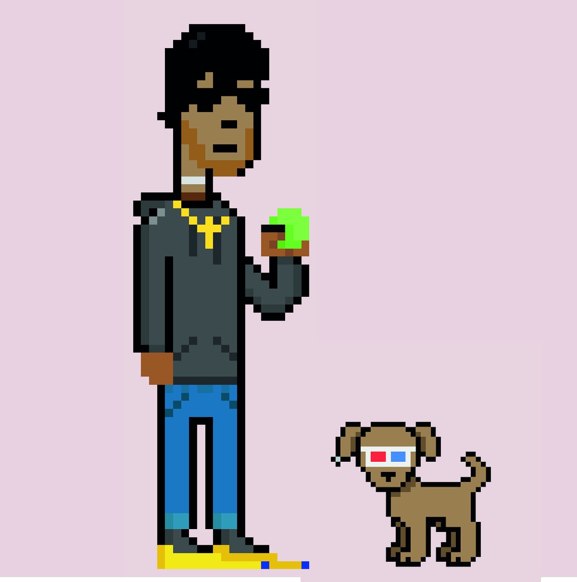 theorange_nft's tweet photo. WHO LET THE DOGS OUT?! @CryptoZunks @CompletePunks #NFT #CryptoPunks https://t.co/mkcb1vhaEc