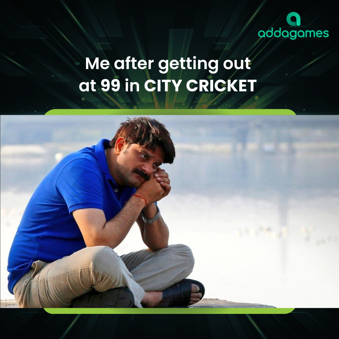 PlayAddaGames's tweet photo. Can you hit a century? Play City Cricket on Adda Games and test your skills 😎
.
#Cricket #CricketTwitter #addagames #Memes #memesdaily #memes2022 #IPL2022 #IPL https://t.co/ba7Vua3Nqi