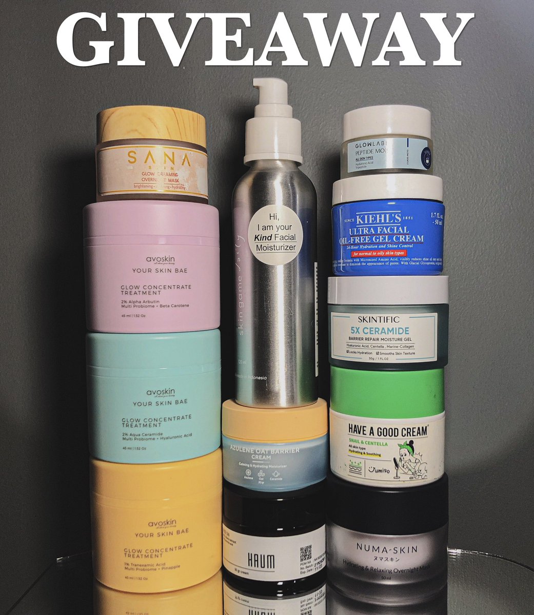 skinbrotha's tweet photo. Bagi-bagi moisturizer sesuai wishlist yuk👀 Buat 3 orang pemenang kali ya.

Rulesnya gampang ajaaa, follow akun @skinbrotha retweet, dan reply mau moisturizer apa👍🏻 (boleh bebas pilih).

Pemenang diumumkan tanggal 8/4 ya. Goodluck guysss😆👌🏻 https://t.co/HWJYukBWCB
