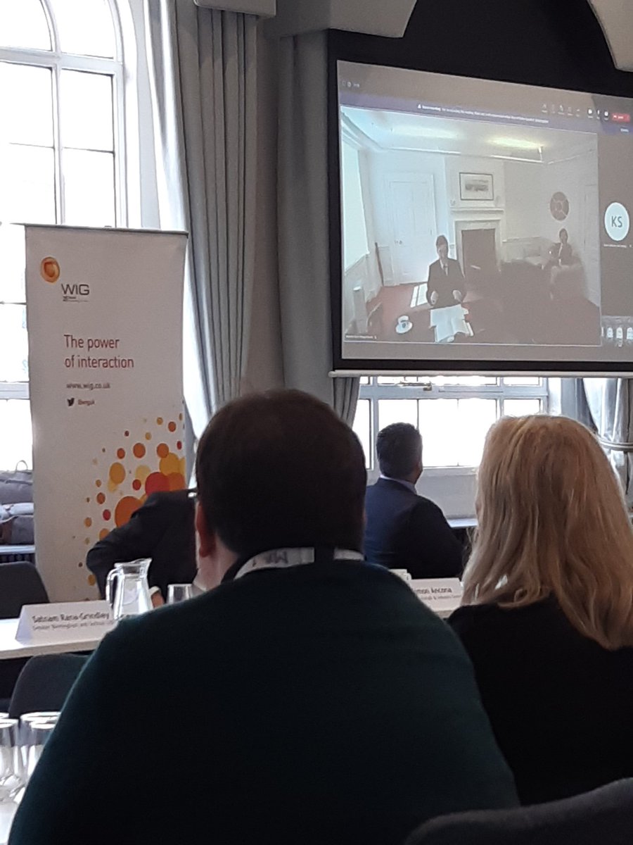 Listening to Jacob Rees-Mogg this morning in Birmingham, as we discuss supporting places for growth and civil service departments operating outside of London.