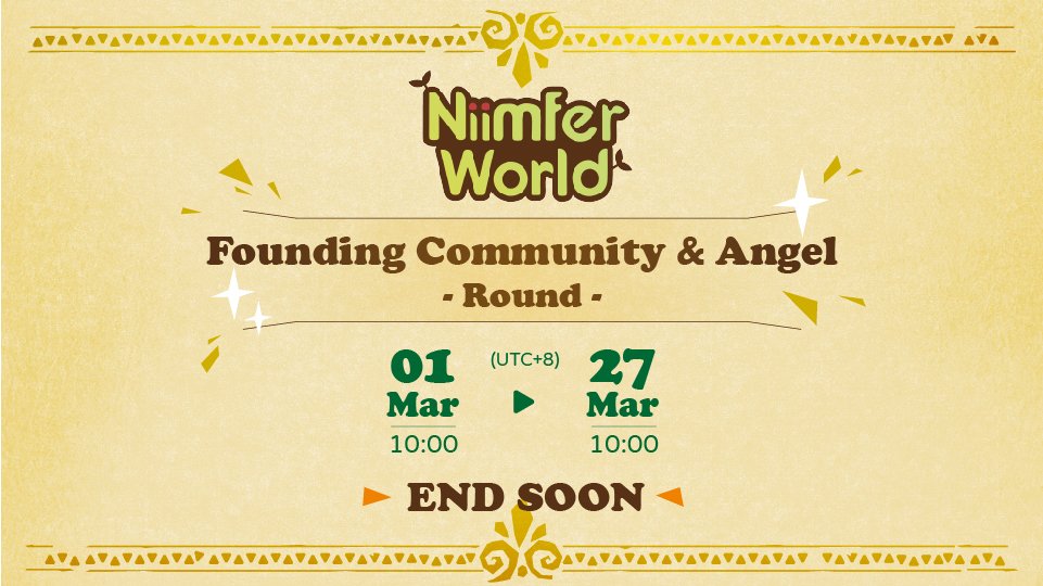 niimfer_world's tweet photo. 📣The Founding Community &amp; Angel  Round is END SOON!📣

🔹Am I on the list?:  https://t.co/avXso93aad
🔹NIMF Token Price for this round: $0.075 USD/NIMF
🔹Where to Purchase?: https://t.co/pN4WKoiBzC
🔹How to Purchase?: https://t.co/T1dChvXLAb
🔹When?: - 27 MAR, 2022 02:00(UTC) https://t.co/SllBooRS9N