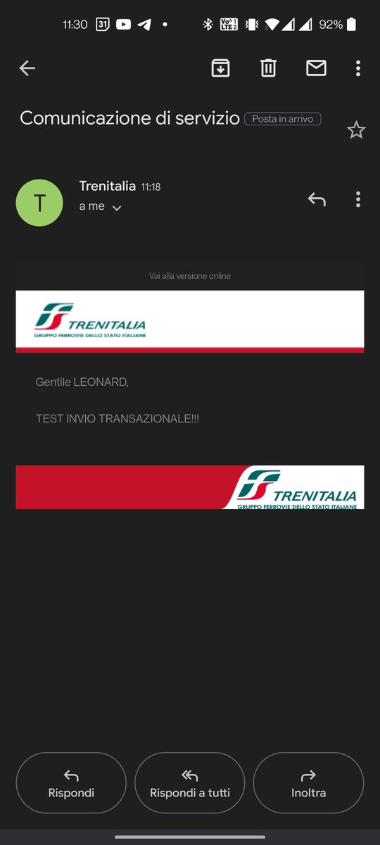 LeonardPerfido's tweet photo. Il test è arrivato 😂
@LeFrecce #trenitalia https://t.co/Gpp8UslCWE