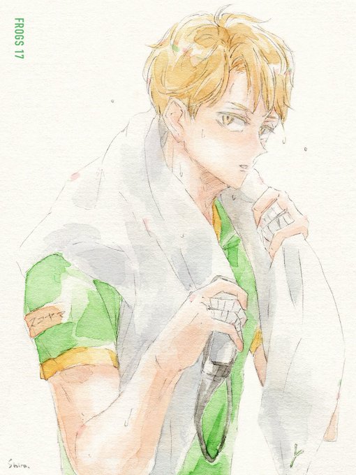 前髪のニュアンスを少し変えた月島選手🌙
#ハイキュー #haikyuu 