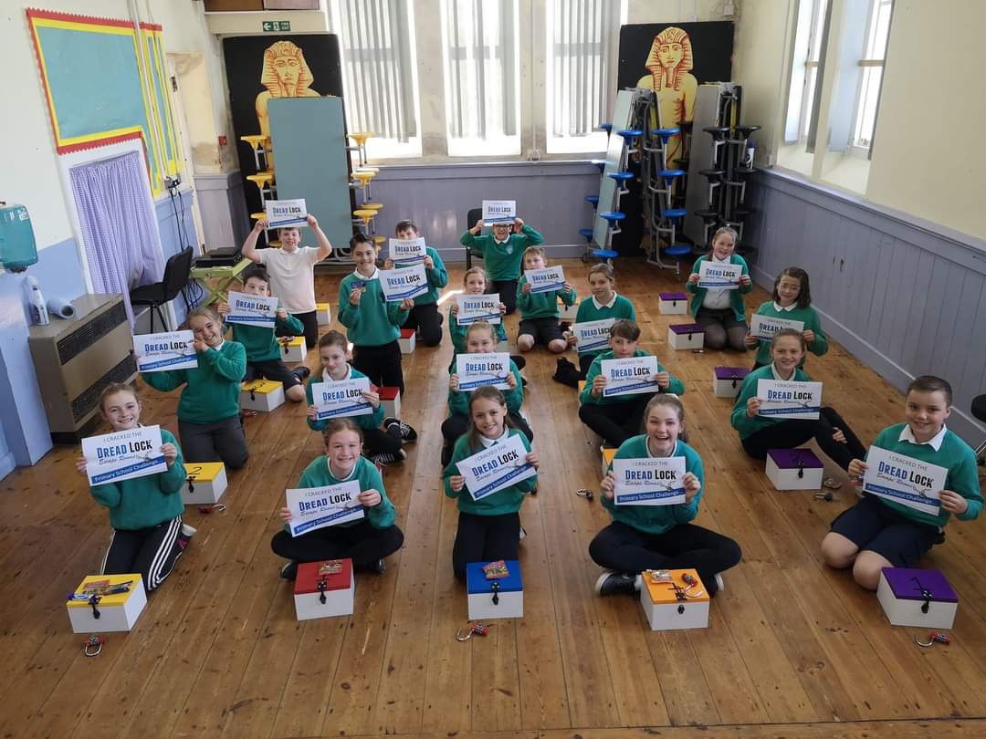 St_teath_school's tweet photo. Great morning problem solving and developing teamwork and resilience, thanks to #dreadlock #escaperoom . Our children loved it . #northcornwall https://t.co/tGlasqRh71