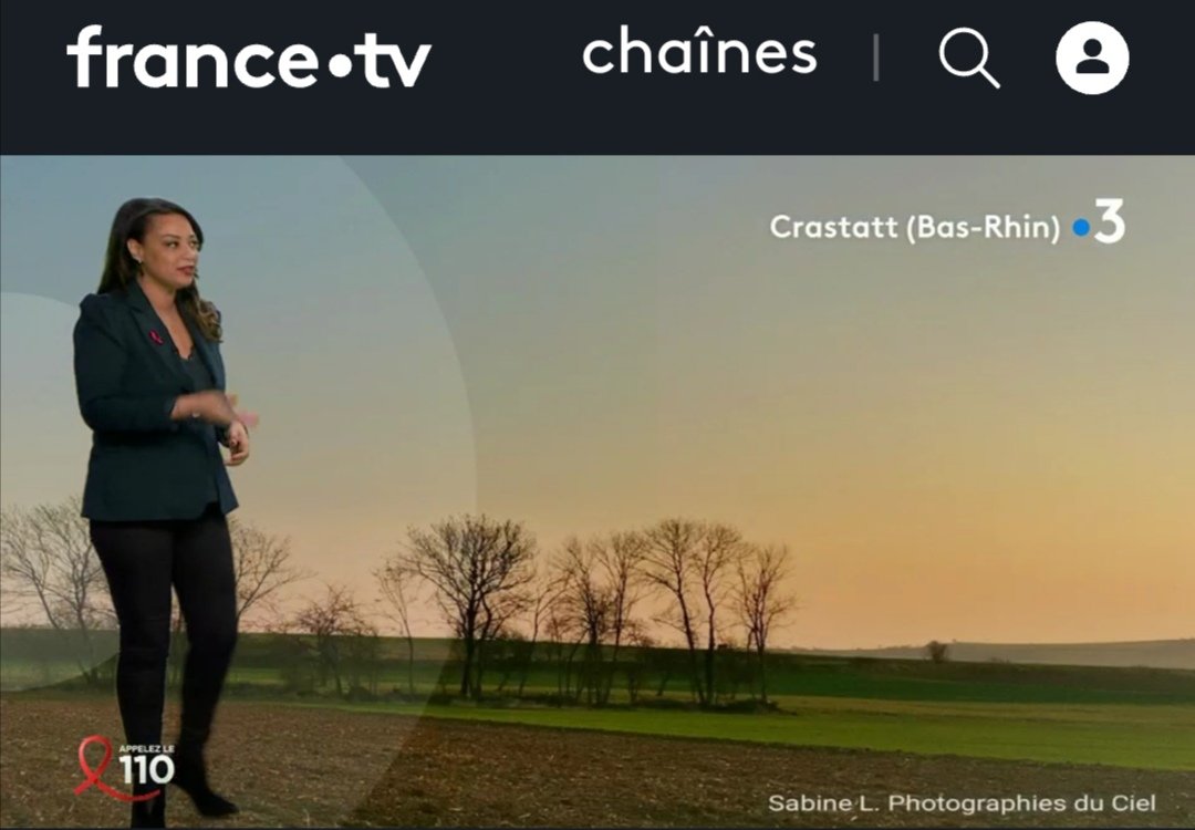 SabineL67's tweet photo. Merci @JuliaMartinFR pour le passage de ma photo dans le bulletin météo sur France 3 ce matin !! 🙏😊

#Alsace #BasRhin #météo #météo67 #Crastatt https://t.co/muKL81SFvI