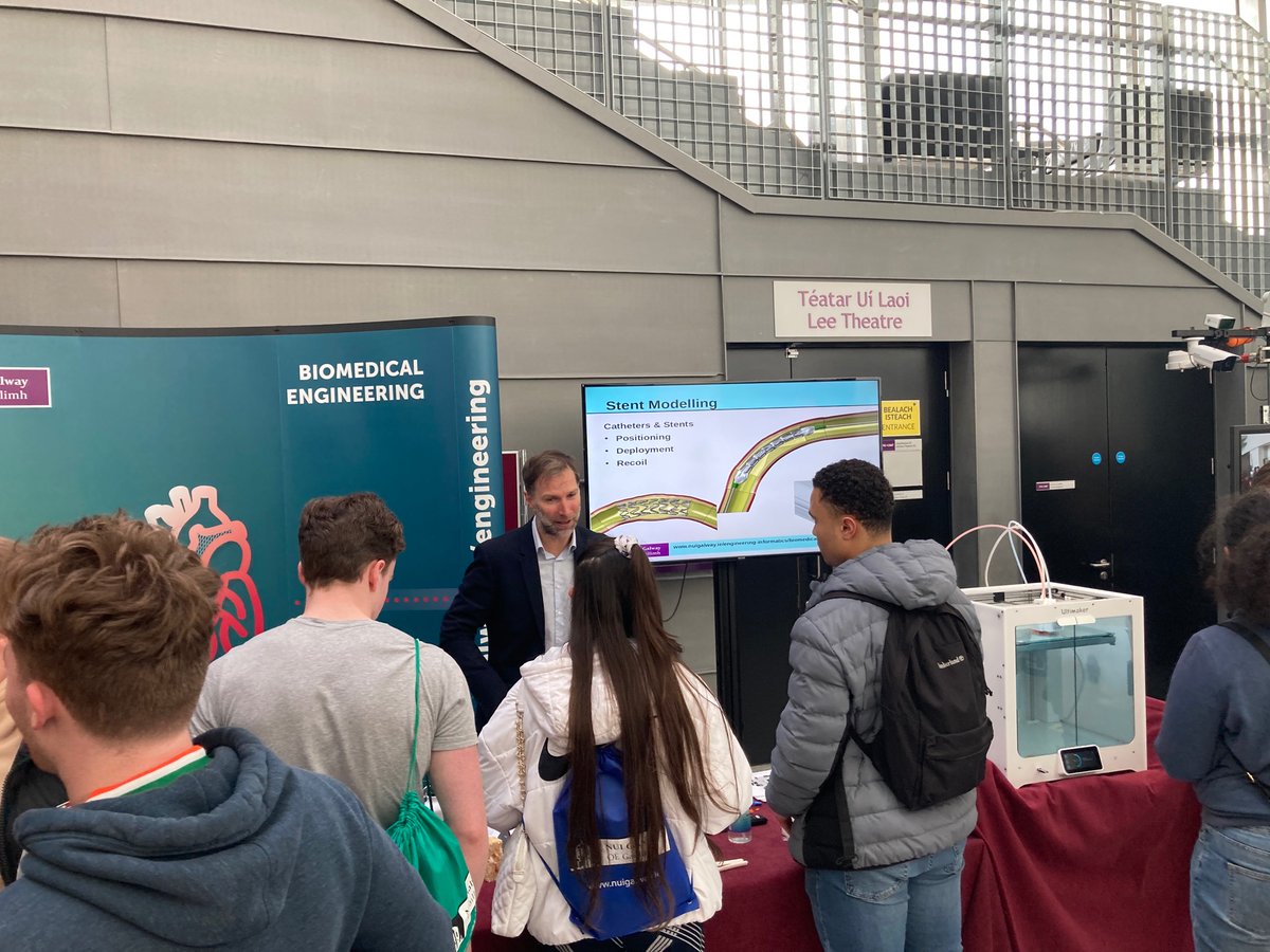 Bio_Eng_NUIG's tweet photo. Open day at NUIG today! Beautiful day here in Galway and lots of interest in Biomedical Engineering! #StudyatNUIG https://t.co/CqQvmtPZ49