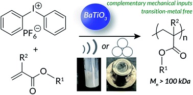 Chemical Science (@chemicalscience) on Twitter photo 💥 <a href="/AurMatthew/">Matt Golder</a> et al., members of the <a href="/golder_team/">TeamGolder</a> , present their new article -
🧪Diaryliodonium salts facilitate metal-free mechanoredox free radical polymerizations
Read it HERE: 🔗 ow.ly/sar850Is51u 💥 <a href="/AurMatthew/">Matt Golder</a> et al., members of the <a href="/golder_team/">TeamGolder</a> , present their new article -
🧪Diaryliodonium salts facilitate metal-free mechanoredox free radical polymerizations
Read it HERE: 🔗 ow.ly/sar850Is51u