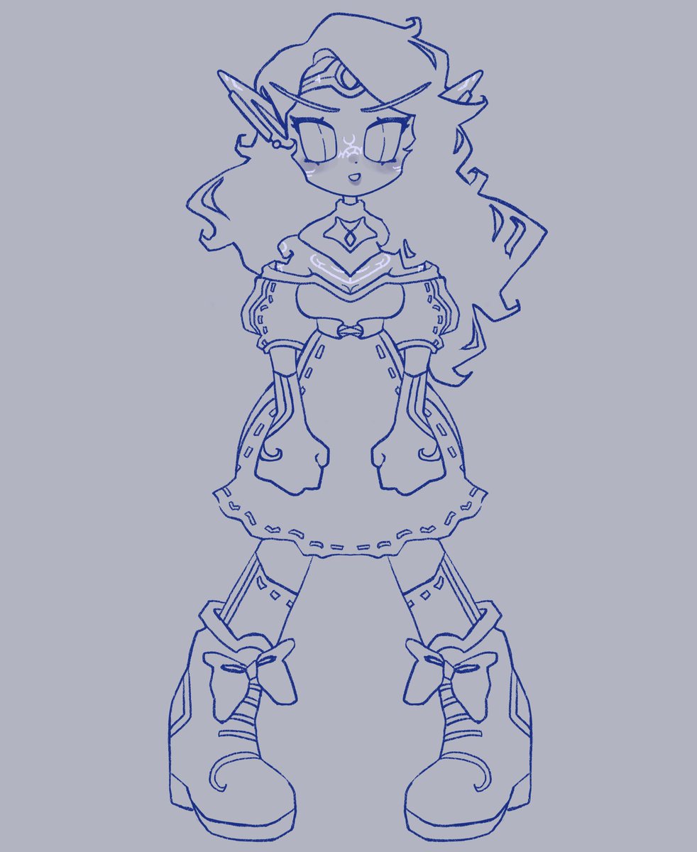 centaurware's tweet image. nightborne commission sketching 💜🍷 #worldofwarcraft  #warcraftart