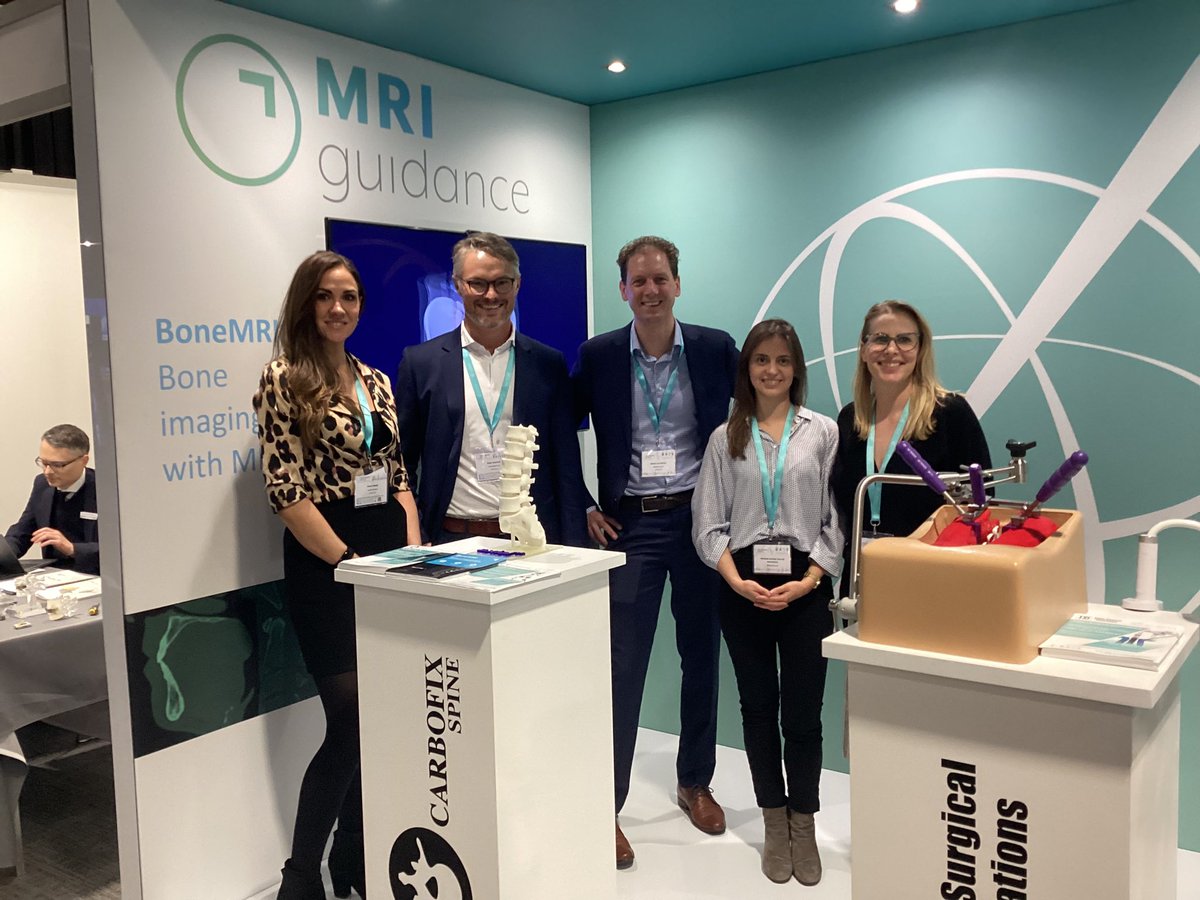 MRIguidance's tweet photo. We keep working towards a radiation-free medical imaging. Now #BoneMRI has been officially launched in the UK during @BASSspine meeting 2022. Special thanks to our partner Ovidius Medical. https://t.co/9iQKbHCQyF