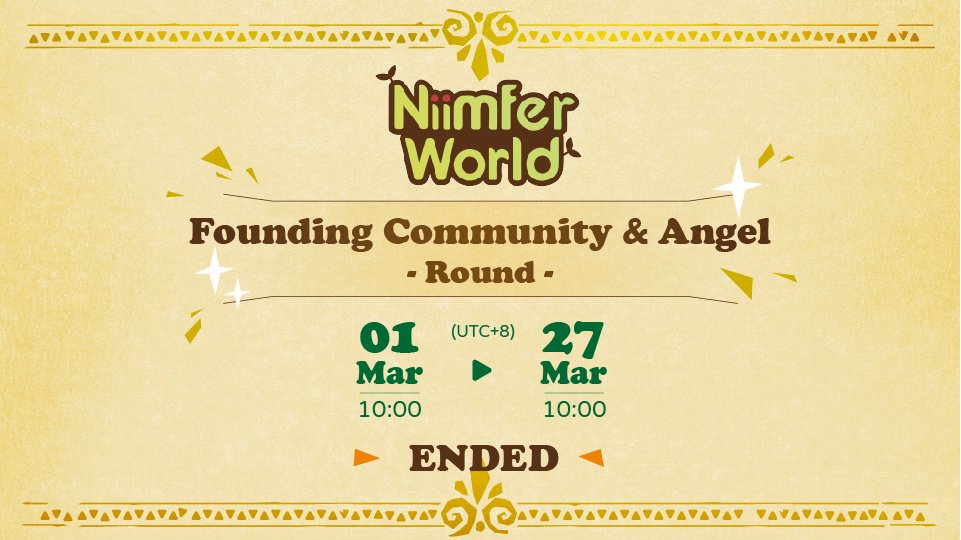 niimfer_world's tweet photo. 📣The Founding Community &amp; Angel  Round ENDED 📣

❤️Whats going on now?!❤️
1) Niimfer Discord Daily Quests: https://t.co/HlqnOveKpH
2)Refer a friend and get rewards: https://t.co/MAoUH9Y8pQ
3) NIMF Token Private sale I Raffle Event: https://t.co/kevI7VhPOU https://t.co/MVkf7VRfWd