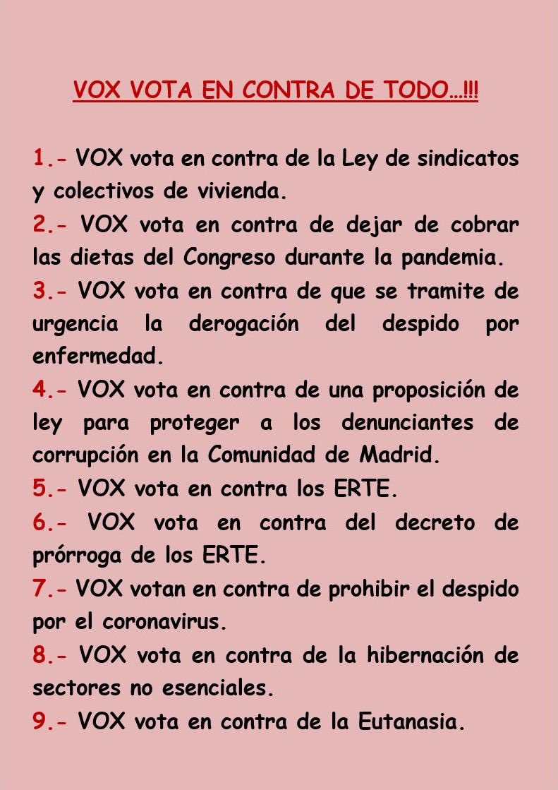 FranPalanki's tweet photo. @vox_es Ahí va lo que vota VOX. "Los salvadores" https://t.co/CfqFa4rgTn