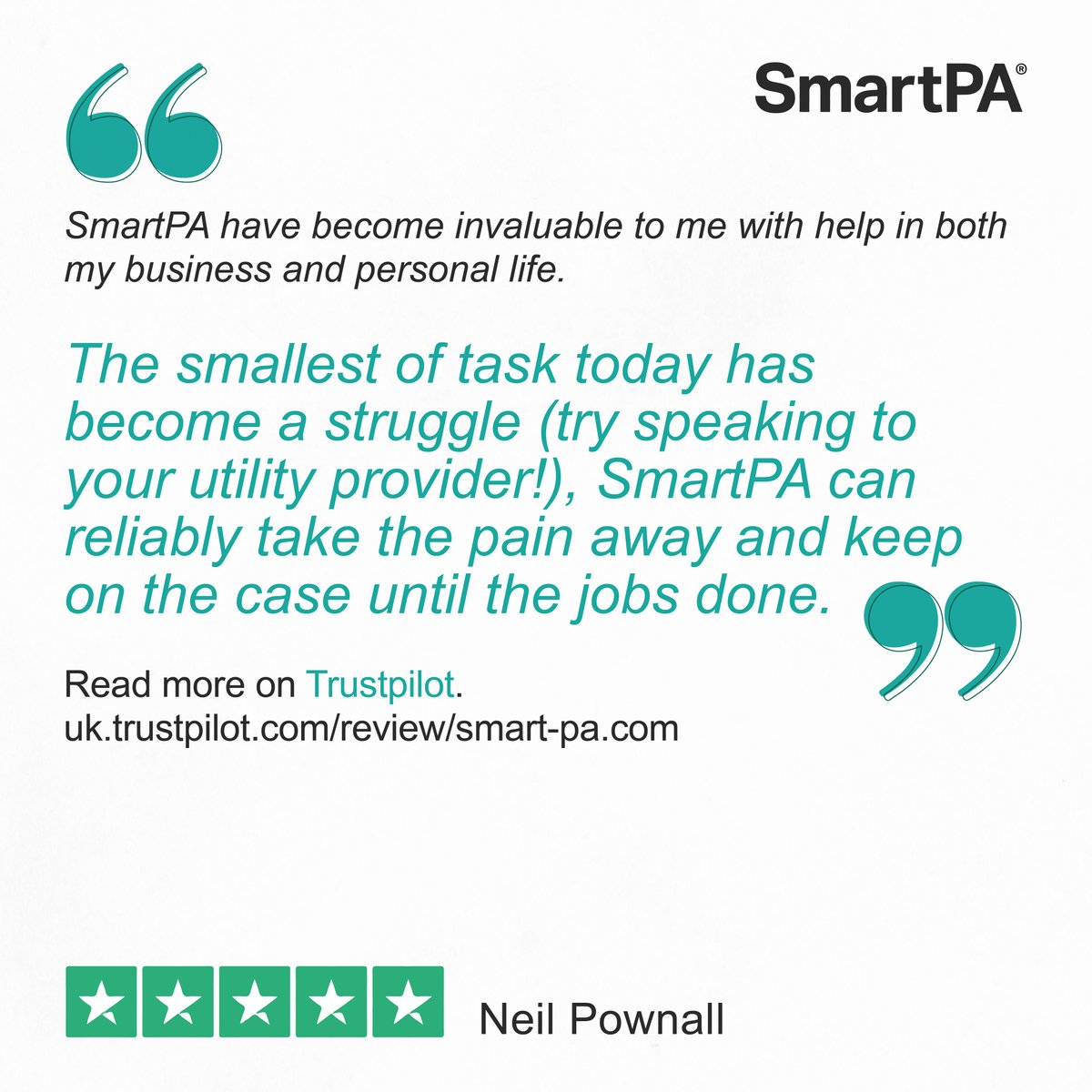 Smart_PA's tweet photo. At SmartPA, we can deliver fantastic support that is tailored around you unique requirements, ensuring we will "take the pain away" and allow you to focus on what matters to you.

Get in touch to find out more: https://t.co/d30p3iKelN

#SmartPA #B2B #Business https://t.co/KJb1eglokY