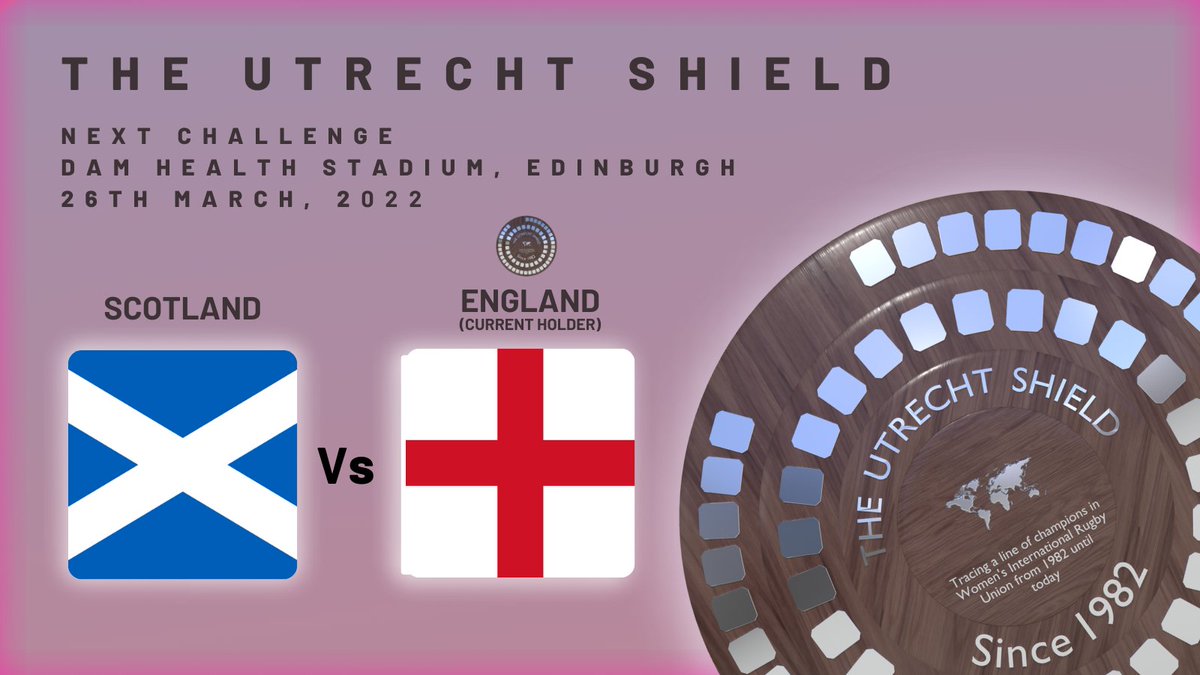 RaeburnShield's tweet photo. Current @utrechtshield holders @EnglandRugby #RedRoses will be defending against @Scotlandteam tomorrow.

Can you retweet and share the heck out of this so the fans know? https://t.co/2HEOItun4V