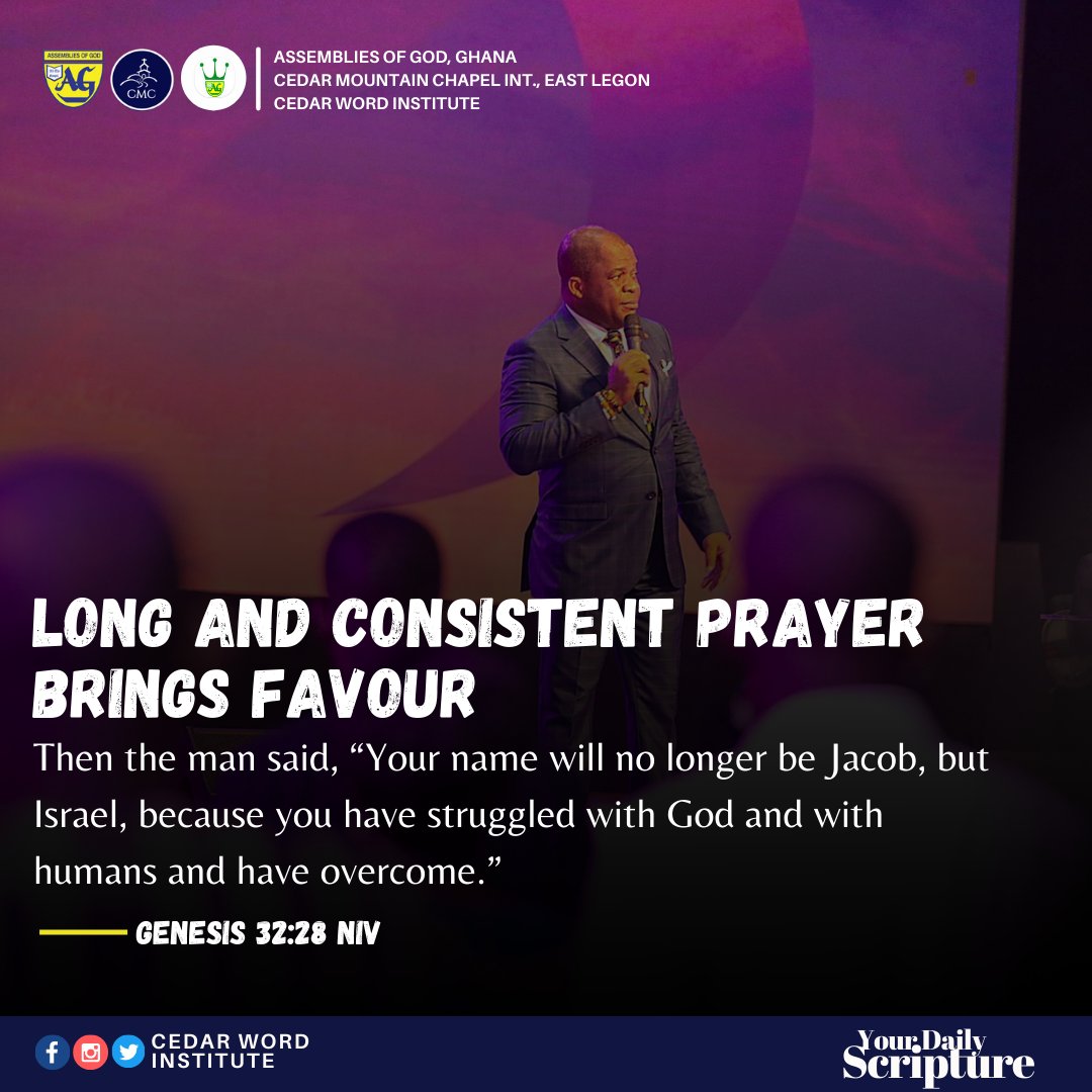 He's the destiny changing God. He's able to do exceedingly and above all that you can ever imagine. All you need to do is to believe and remain in the place of prayer. He will do it for you!!
#YourDailyScripture
#TeachingTheTruthInLove
#YearOfGlory