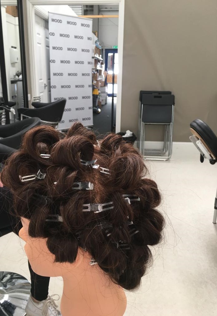 PathwaysNLC's tweet photo. Perfecting pin curls at Angela Harvey Hair and Beauty #pincurls #hairdressingskills #futurecareers #angelaharvey @nlcpeople @EducationScot @NLC_Apprentices https://t.co/Re6NvDq4U4