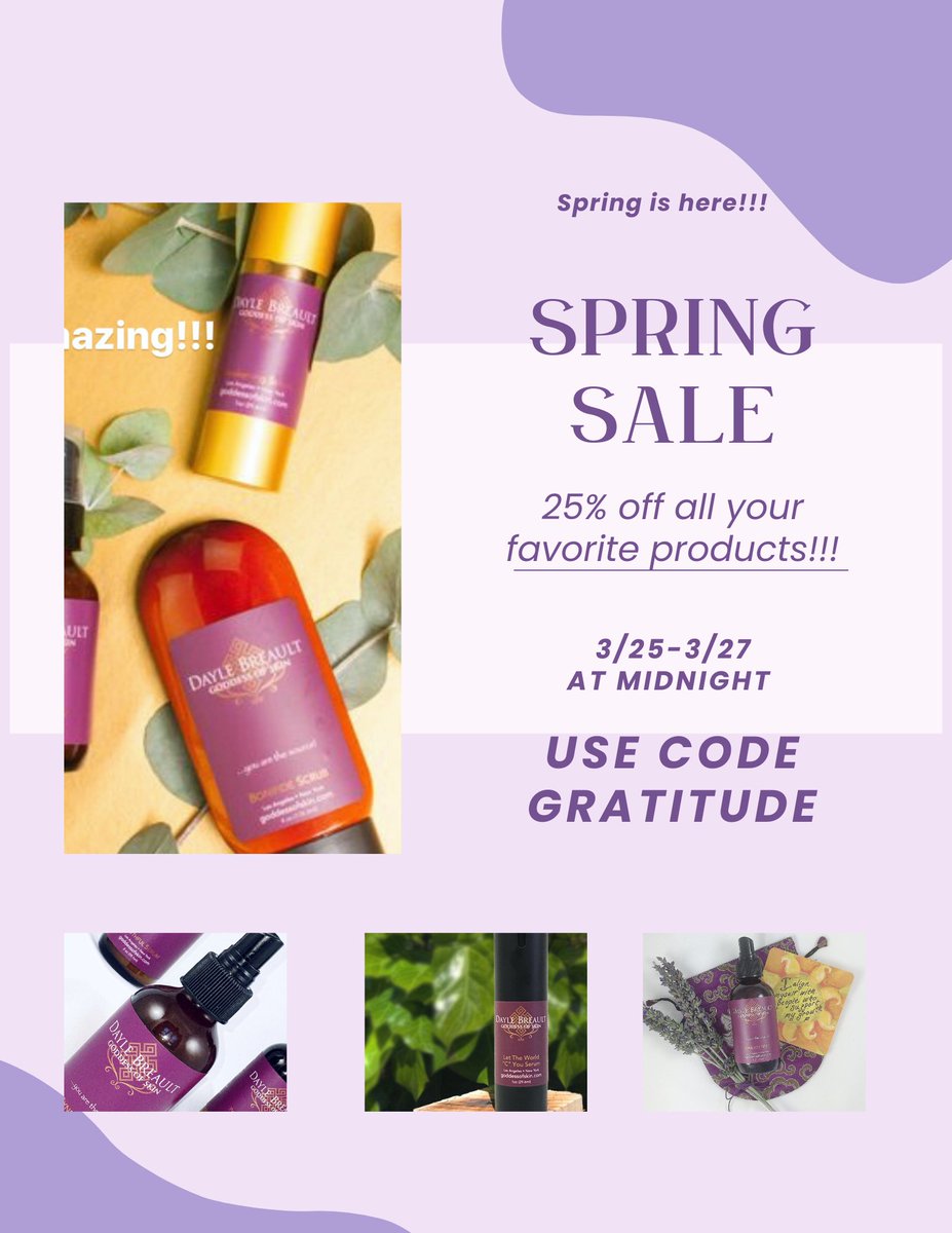 goddessofskin's tweet photo. Finally, It's the SPRING SALE!!! - https://t.co/swkjQDE73m https://t.co/y3TFP3dt0i