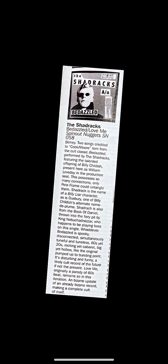 Thank you very much to <a href="/RecCollMag/">Record Collector Mag</a> for this trimming ✂️