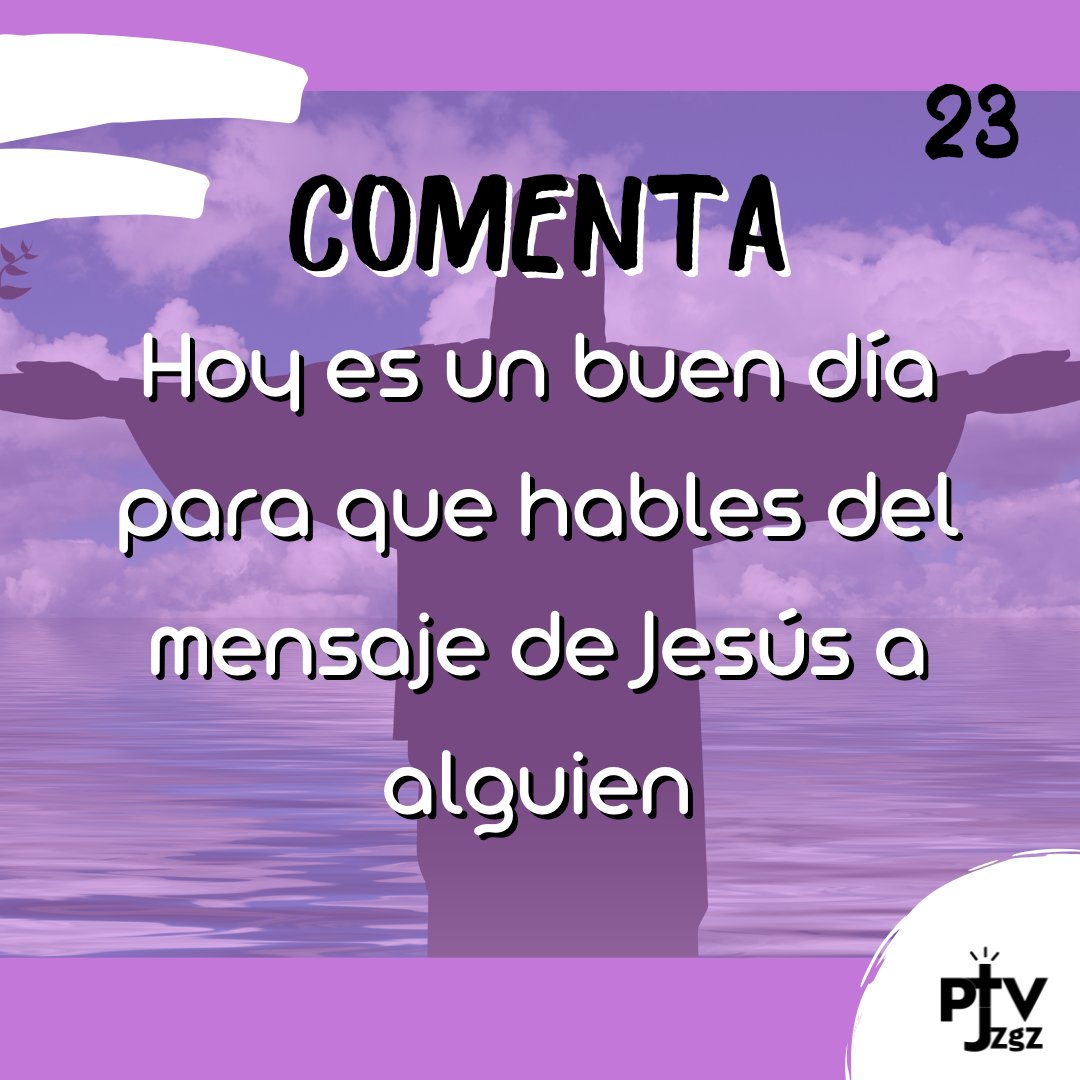 Vigésimo Tercer Mensaje

El mejor ejemplo, es el de evangelizar en el día a día. El mensaje del AMOR es el mejor regalo que nos dice Jesús. Hoy di Te quiero a tus seres queridos

ADELANTE