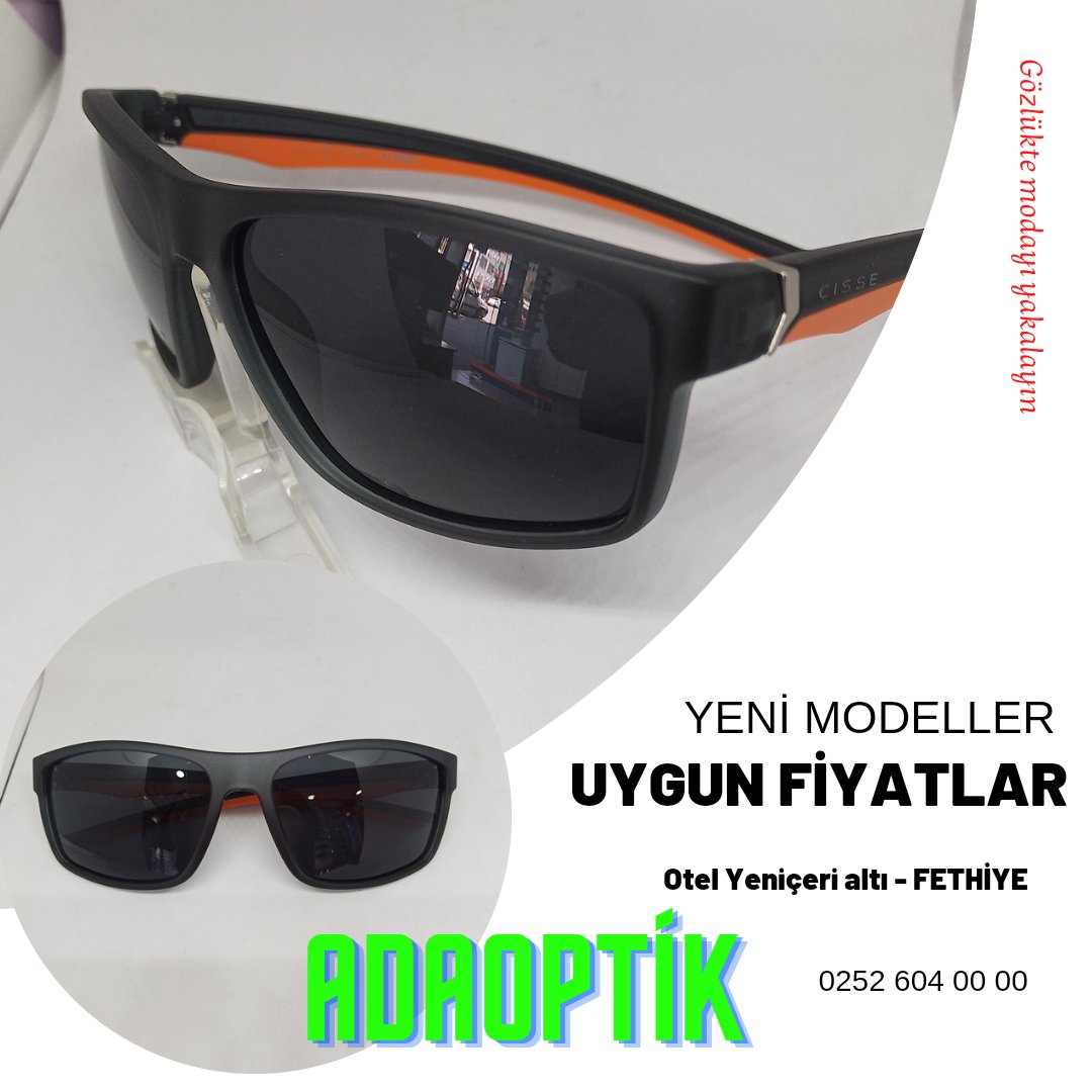 optikveoptik's tweet photo. Yeni modeller, uygun fiyatlar için bize uğrayın #adaoptik #güneşgözlüğü #yenisezon #kampanya #zenginçeşit https://t.co/qbGQIayPQx