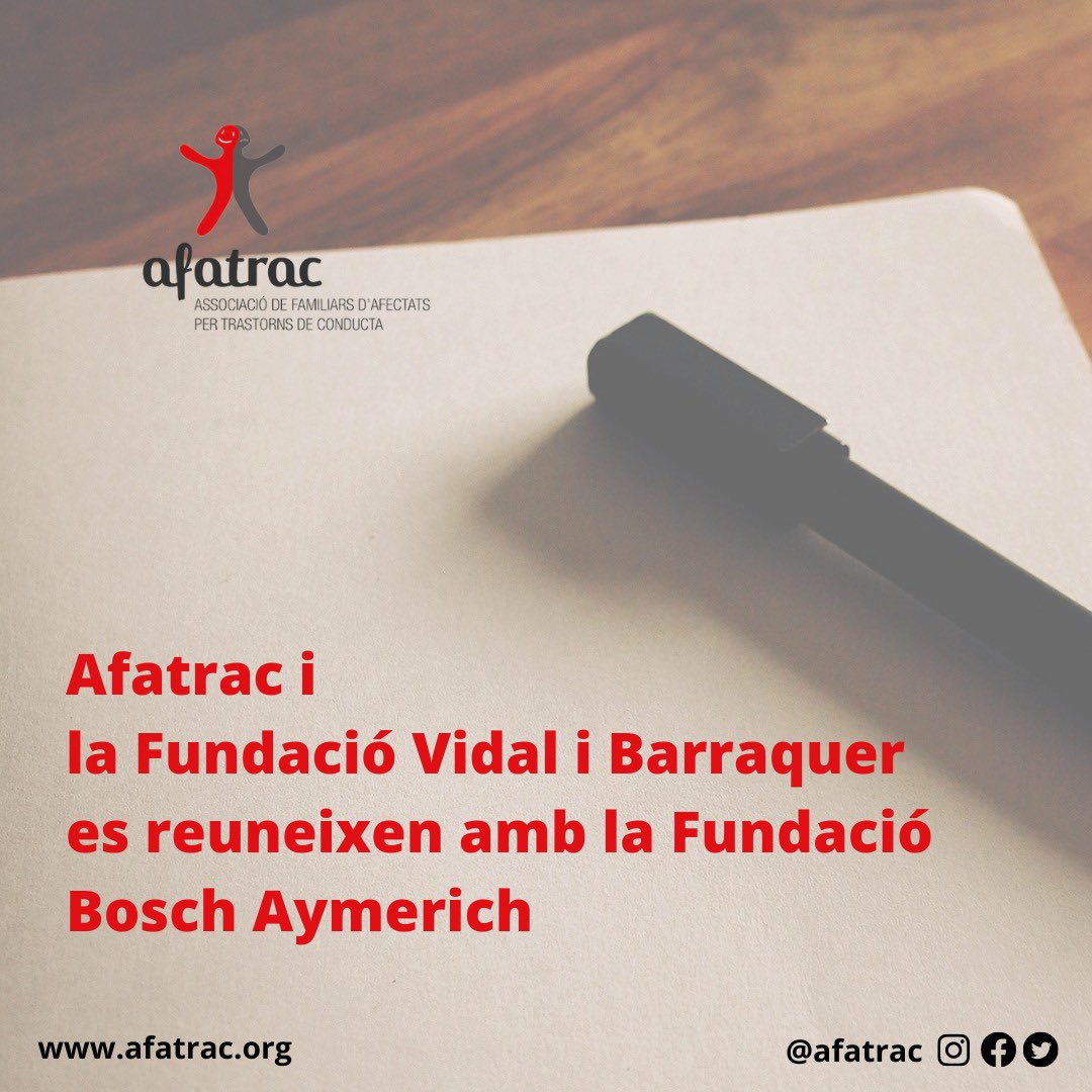 El 🗓25 de març es van reunir la <a href="/FVidalBarraquer/">Fundació Vidal i Barraquer</a> i l'associació <a href="/Afatrac/">AFATRAC</a> amb la Fundació Bosch Aymerich.

Vam expressar l'agraïment🤝 a la Fundació Bosch Aymerich per la subvenció a l'investigació que està duent a terme la FViB, així com explicar-li l'evolució d'aquesta.📈🔎