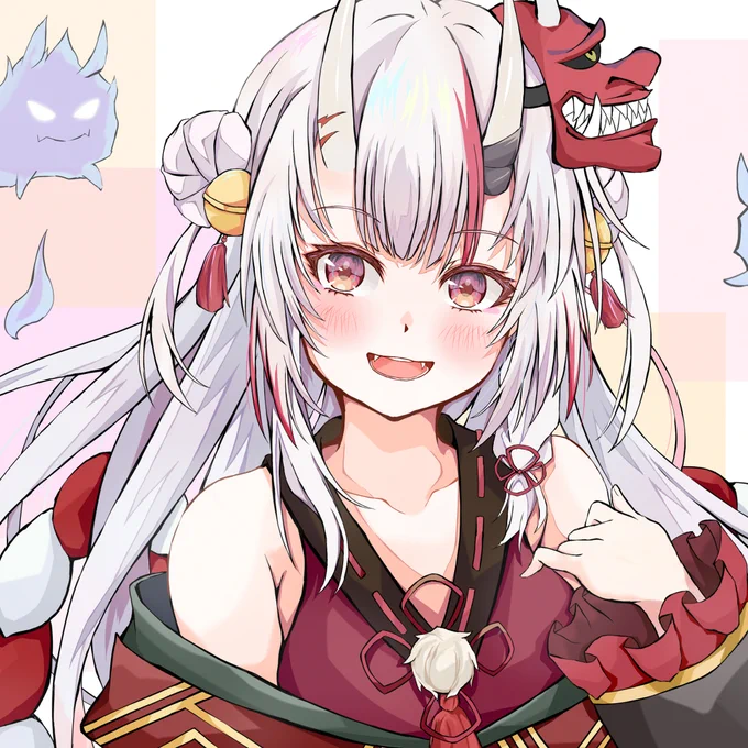 #百鬼絵巻
リクエストいただきました! ホロライブ百鬼あやめさんです! 本当にありがとうございます! 