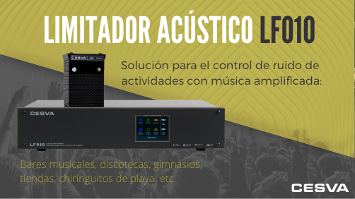 cesva's tweet photo. El #LimitadorLF010  compleix amb tots els requisits exigits a les activitats amb música amplificada: Guinguetes de platja, concerts, festivals, bars musicals, discoteques, botigues, gimnasos..
 #CESVA #LimitadorLF010 #acustica #ruido #actividades #ocio #descanso #música https://t.co/3fBKSo2Jfm