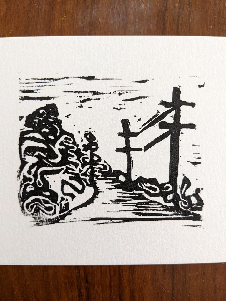 Did some #linoprints a few months ago and have enjoyed getting back into it. I think the last time I did #linoleumprints was high school 😶