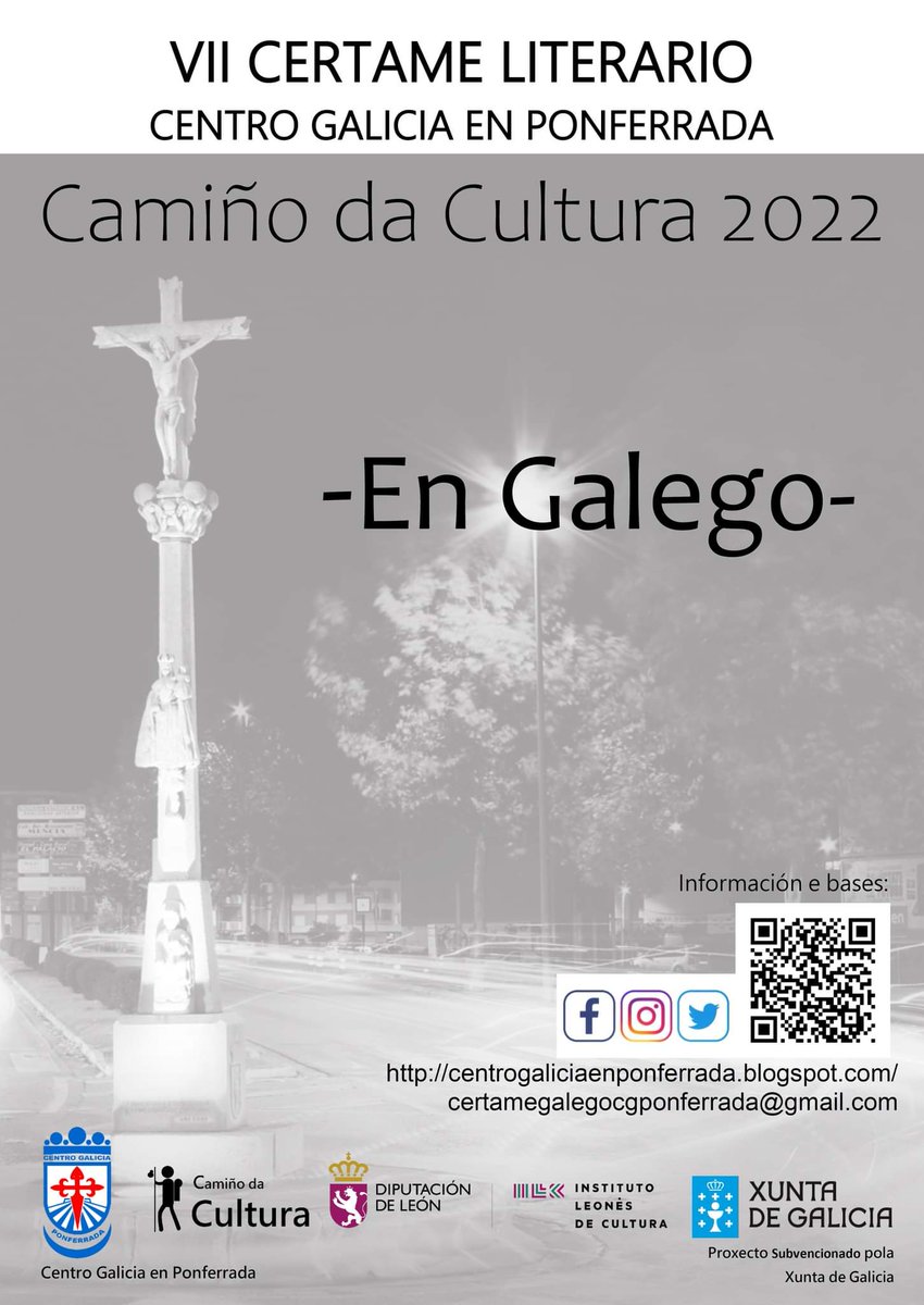 tocarbajoteito's tweet photo. Presentamos unha nova edición do noso certame de galego, tes toda a información e as bases no enlace #centrogaliciaenponferrada #diadasletrasgalegas #anodeflorencio #galego #galegonobierzo #certamedegalego #camiñodacultura https://t.co/DeVSKWacRe https://t.co/eoQsrq2PVq