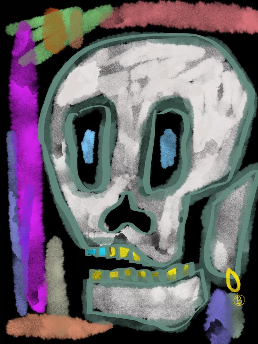 rimyric's tweet photo. BitSkull 
@opensea 
#NFT #OpenSeaNFT #cnft #eth #digitalart #web3 #ArtistOnTwitter https://t.co/V09jDXbLCw