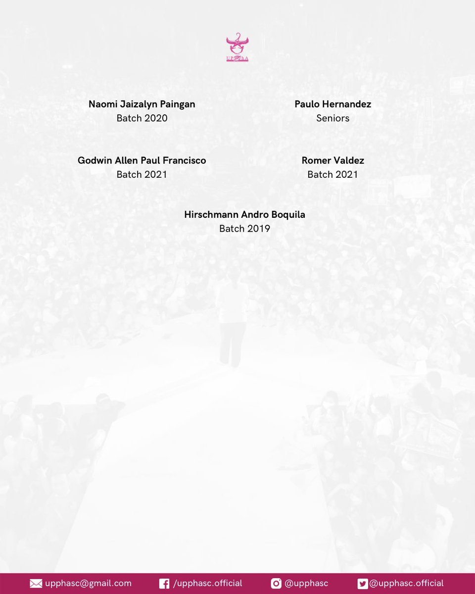 READ: Official Endorsement of the UP Pharmaceutical Association Student Council of the Leni-Kiko Tandem, 1Sambayan Senatorial Slate, and Kabataan Partylist for the 2022 National Elections

#KulayRosasAngBukas 
#MakabayangPagbabago2022
#PharmacistsForLeni

(3/3)