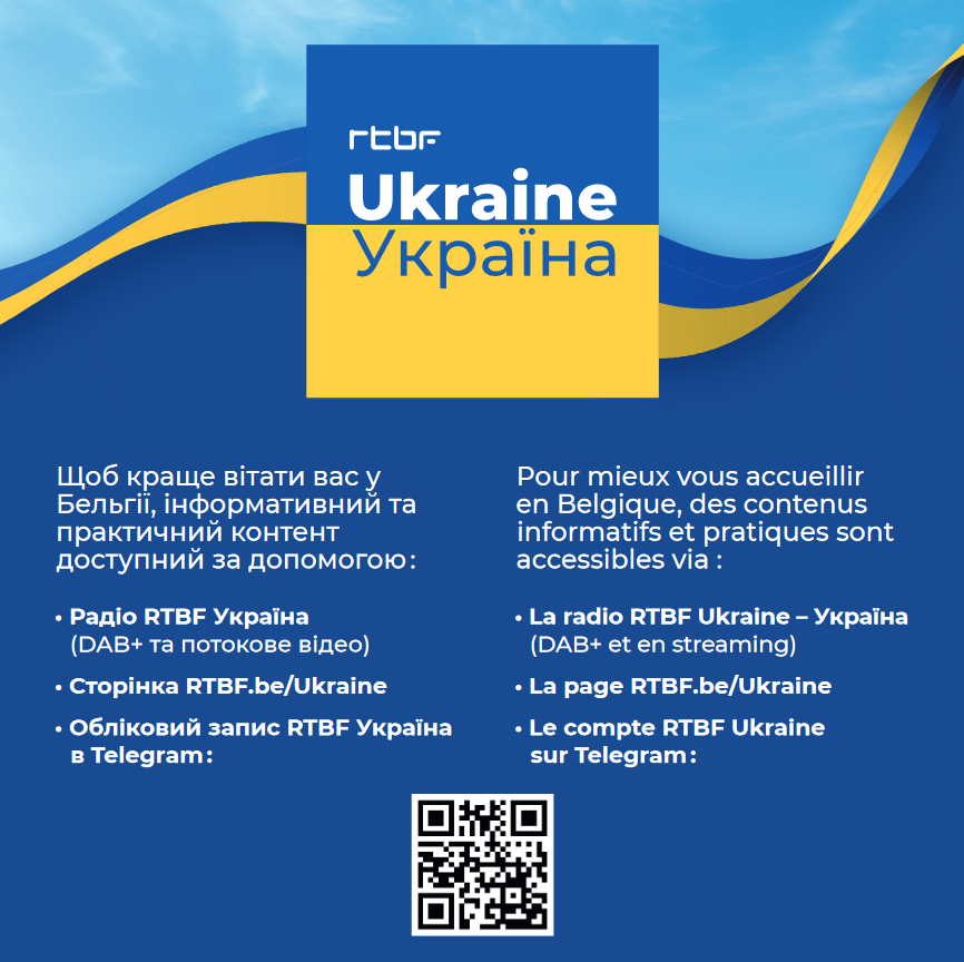 JPhKTS's tweet photo. La @RTBF a lancé RTBF Ukraine. Une radio en ukrainien dont les infos sont continuellement mises à jour. Via https://t.co/upqSVRhod2 ou le DAB+ https://t.co/H7j8bCsi9w
