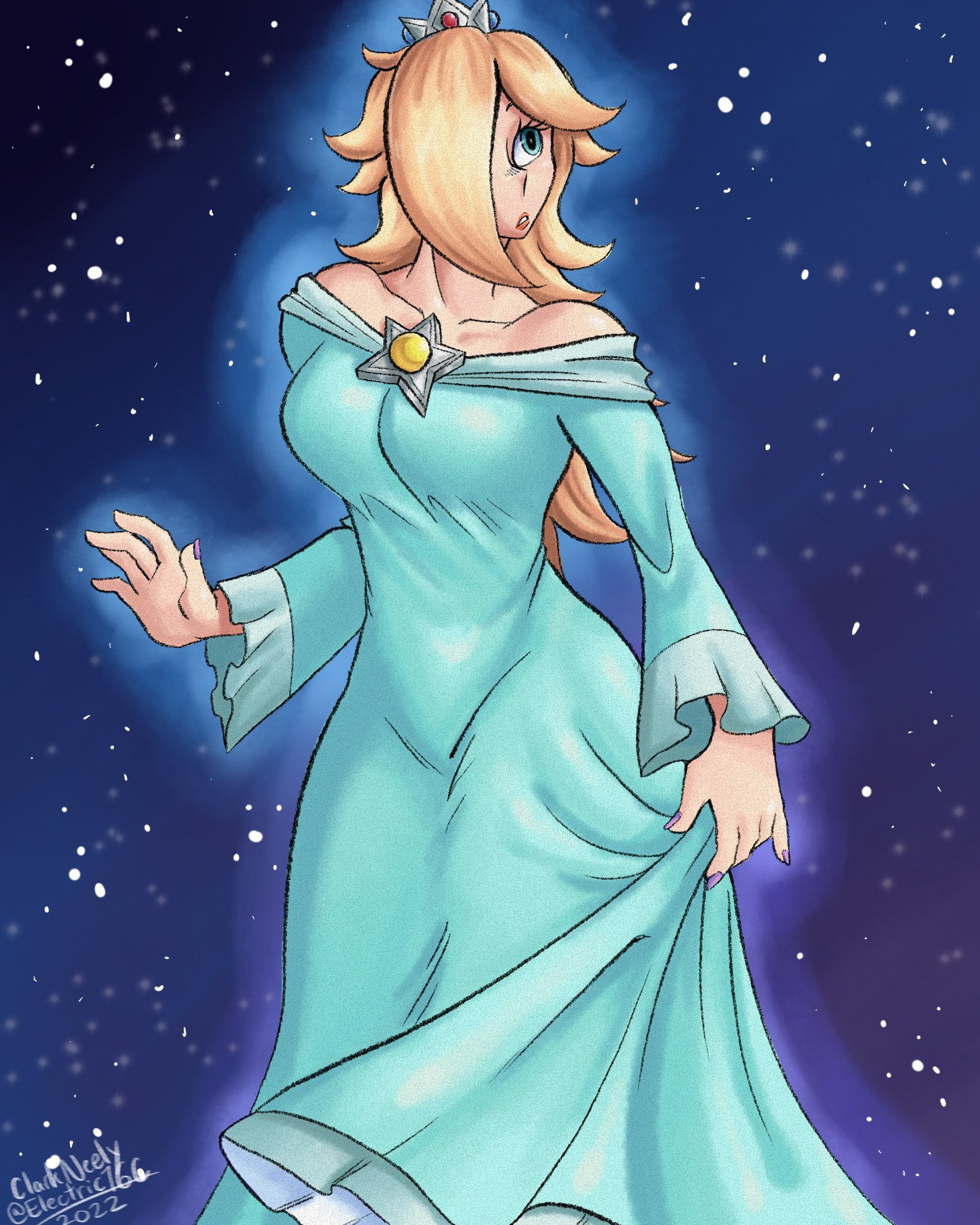 Clark (COMMS CLOSED) on X: “I drew Rosalina from the Mario Galaxy
