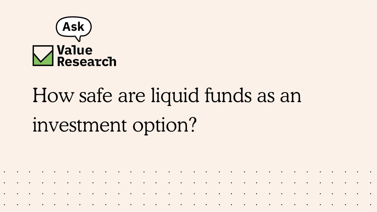ValueResearch's tweet photo. Watch this video to understand the safety quotient of #LiquidFunds.
#AskVR
https://t.co/zc287YrDtW https://t.co/yQHZa3xgcF